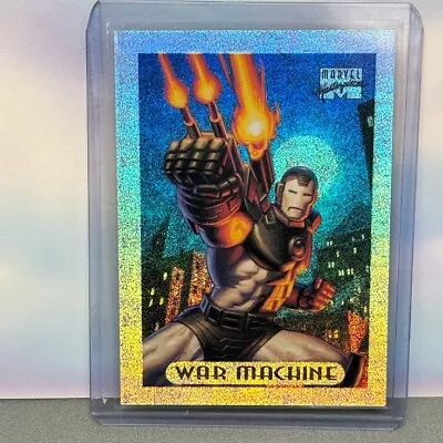 1994 Fleer Marvel Masterpieces War Machine Silver Holo Limited Edition #10 • $5