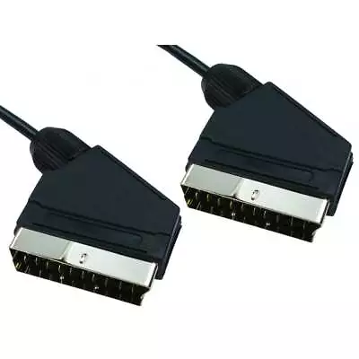 5m SCART Lead Cable FULLY WIRED 21 Pin RGB For SKY TV DVD Player 5 Metre • £5.49