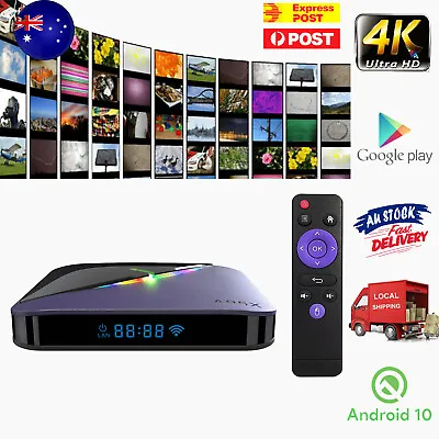 $59.39 • Buy Smart TV Box Android 11.0 4K WiFi BT5.0 Media Player 2GB / 16GB Remote Control