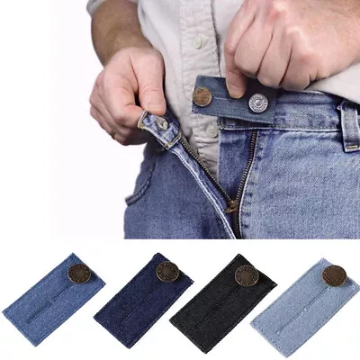 4Pcs Hook Waist Band Extenders Jeans Skirt Pant Extender Maternity Buttons • $3.69