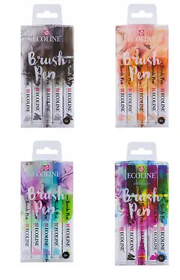 $14.24 • Buy Ecoline Liquid Watercolor Brush Pen, Set Of 5 YOU CHOOSE NEW