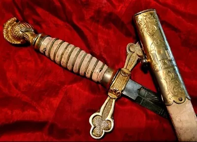 RARE IMPORTANT HISTORIC MASONIC Antique ROYAL ARCH SWORD Civil War UNIQUE BLADE • $950