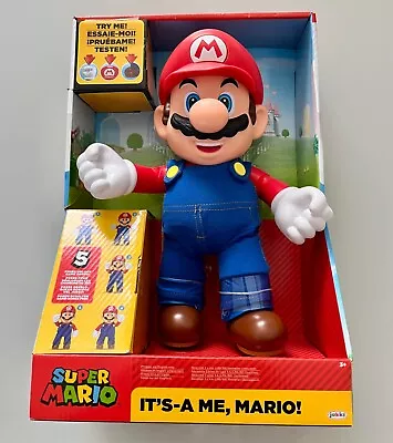 Super Mario Interactive Talking Figure IT'S A ME Nintendo Toy - 36 Cm • £45