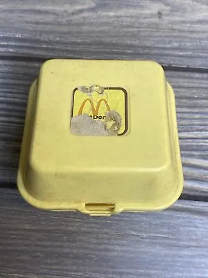 Vintage 1989 McDonalds Happy Meal Toy Plastic Nugget Sandwich Box • $20.99