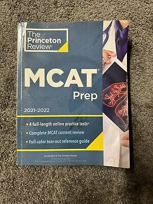 MCAT Prep Book The Princeton Review 2021-2022 • $25