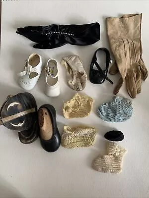 Vintage Mismatched Singles Baby Toddler Shoes Woman Gloves Lot • $7