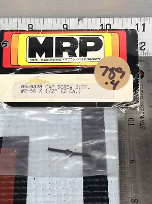 Vintage MRP 85-9078: Diff. Cap Screw {#2-56 X 1/2” X 2pc.} NewInPack USA Shipped • $7