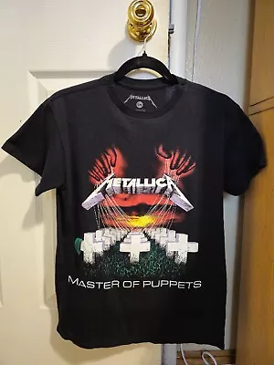 Metallica Master Of Puppets Double Sided T-shirt Size Small S Album Art Black • $20