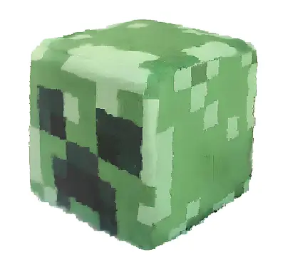 Minecraft Creeper Head Block 5” Plush Toy Factory Stuffed Figure Mojang Game NEW • $7.52