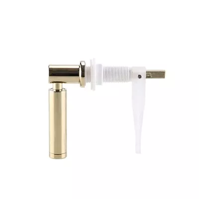 £14.95 • Buy Stunning Gold Finish Toilet Cistern Lever Flush Handle + Lift Arm Fits 21mm Hole