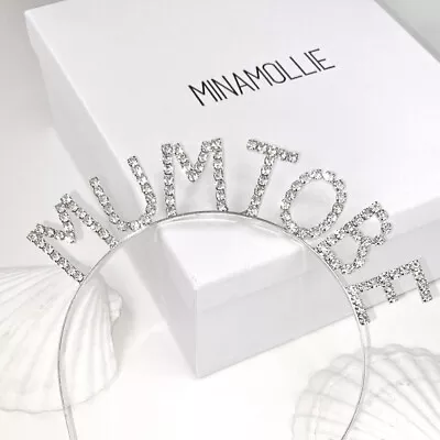 Mummy To Be Headband Mum To Be Tiara Baby Shower Headband Classy Mum Crown • £12.99