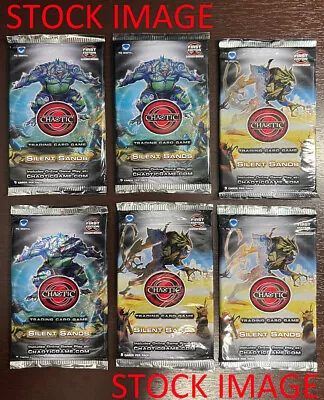 6X SILENT SANDS 1st Edition Factory Sealed Chaotic Card Game Booster Packs • $34.99