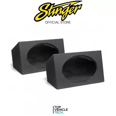 £39.99 • Buy 6x9 Speaker Boxes Black Car Audio Stinger Ss69hbb Boat Car Truck Atv