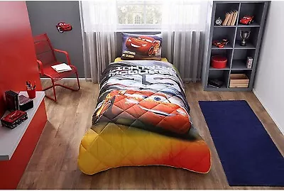 100% Cotton Cars Bedding Cars Comforter Set With Flat Sheet Twin Size • $149.90