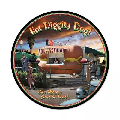 Hot Diggity Dog Vintage Vinyl Decal Sticker Waterproof • $3.50