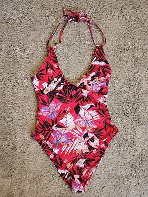 Women's Volcom Sonic Bloom One Piece Swimsuit Bathing Suit Sz Small • $18.99