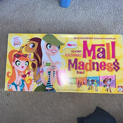 Mall Madness Board Game 2005 Used Complete Talking Electronic • $26