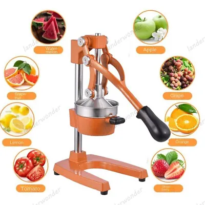 Manual Fruit Juicer Commercial Grade Citrus Juicer Hand Press Juice Squeezer UK • £34.99