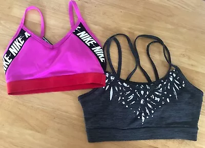 ADIDAS Crop Top XS GAIAM Crop XS EUC Yoga Running Bra Padded Crossover Back  • $19