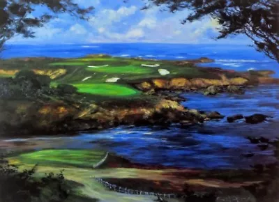 16th At Cypress Point By Michael Schofield Golfing Art Print • $12.95