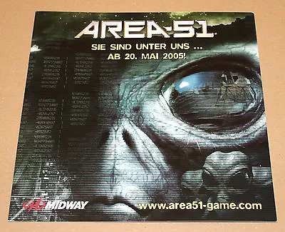 Area 51  Promo German Press Kit  2005 Extremely Rare • $89.88