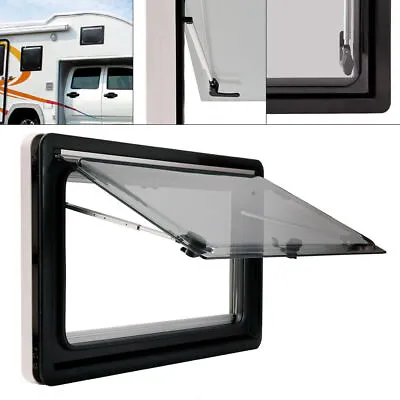 Upgrade! 3-SIZE RV Hinged Window Aluminum Outer Frame External Push Window RV • $199.50