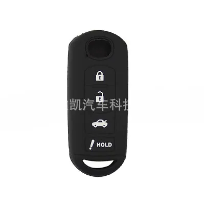 Fit MAZDA Fiat Yaris 4 Button Remote Smart Key Fob Silicone Skin Case Cover  • $4.96
