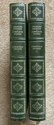 Charles Dickens - Christmas Stories I &II (1967; Leatherette With Illustrations) • £20