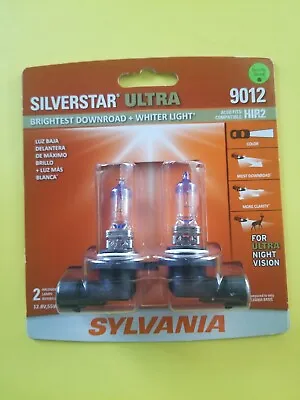 NEW - Sylvania Silverstar ULTRA 9012 Pair Set High Performance Headlight 2 Bulbs • $29.33