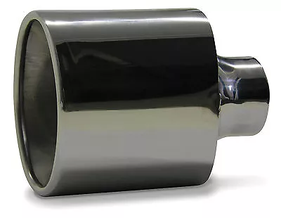 Vt Commodore Saas Stainless Steel Exhaust Straight Tip Vt V8 V6 Hsv 63 Mm Inlet • $29.99