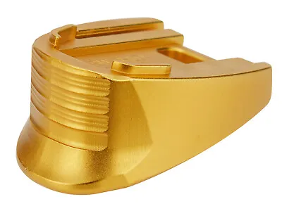 For Smith & Wesson Shield Plus Magazine Plate Finger Extension Aluminum Gold • $31.34