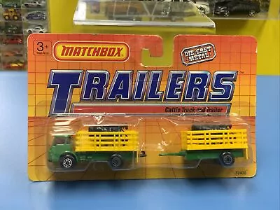 Matchbox  Two Pack  Trailers  Cattle Truck & Trailer New • $39.99