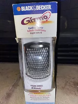 Black & Decker Gizmo Cordless  Grater With 3 Blades GG200 Sealed • $17