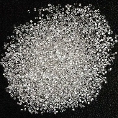 Natural Loose 2 MM Diamond Round 50 Pcs Lot VVS1 Clarity D Color 0.03 Ct • $78