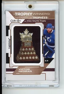 2021-22 Opc O-pee-chee Hockey Victor Hedman Conn Smythe Trophy Winner Patch#p-41 • $15