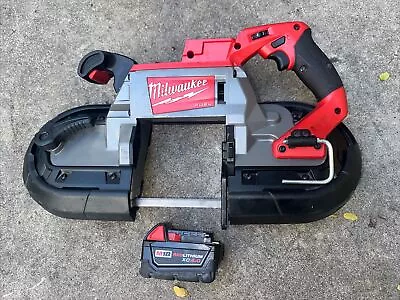 Milwaukee 2729S-20 M18 Fuel 5” Deep Cut Dual-Trigger Band Saw W/XC4.0 Battery • $299.99