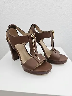  Michael Kors Berkley  T-Strap Platform Women Dress Sandals  Size 7M • $40
