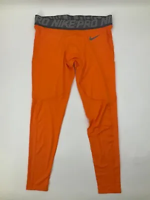 Miami Dolphins Game Used Orange Nike Pro Compression Pants New In Bag Size  • $34.99