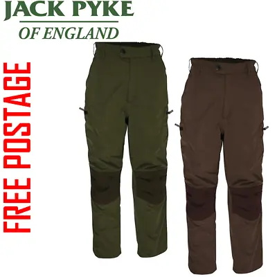 JACK PYKE WEARDALE TROUSERS Shooting Hunting Fishing Beating WIND / WATERPROOF • £42.99