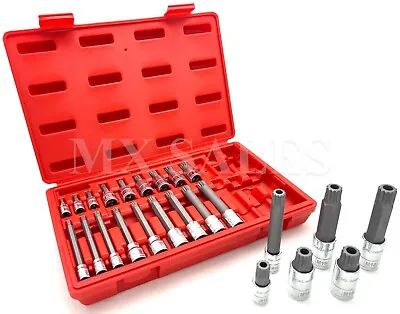 24pc Long Spline & Short Spline Bit Socket Set S2 STEEL XZN Triple Square 12-PT  • $49.90