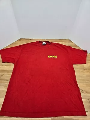 US Marines 7.62 Design Red T-Shirt Mens XL “First To Fight” • $16.99