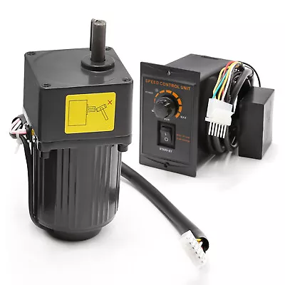 15W 10K AC110V 135RPM Variable Gear Reducer Electric Motor Speed Controller • $85.45