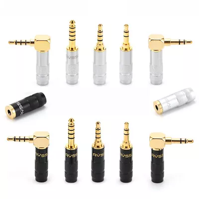 3.5mm Male Stereo Jack Plug 3 Pole 4 Pole Solder Headphone Repair Jack Adaptor • £55.26