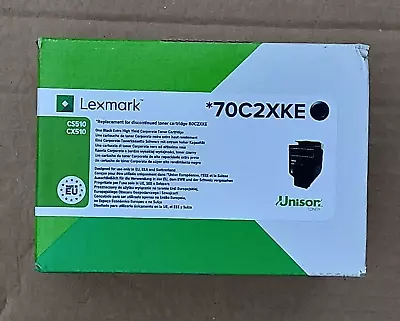 Original Lexmark 70C2XKE Black Extra High Yield Toner Cartridge • £139.99