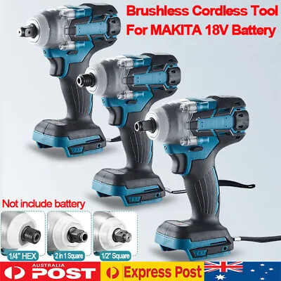 $22.99 • Buy Cordless Brushless Impact Driver Wrench Tool Body For Makita 18V Li-ion Battery