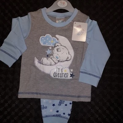 £7.99 • Buy Fabulous Tatty Ted Cotton Pyjamas Blue Or Pink Design With Different Front Motif