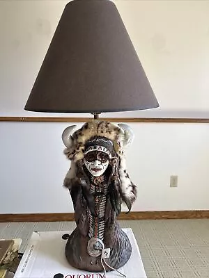 Native American Indian Lamp • $100