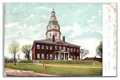 Annapolis Maryland Skyline State House Dome Setting 1908 • $2.99
