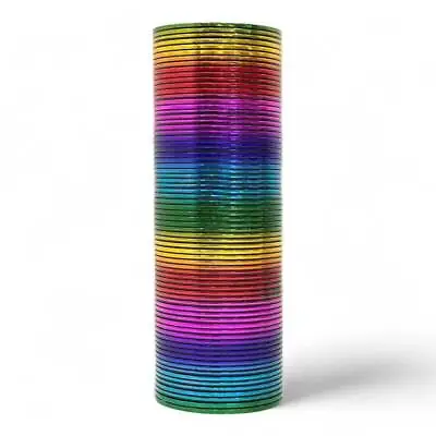 15cm Large Magic Stretching Rainbow Toy Spring Fun 10m Bouncing Rainbow Coil • £7.69