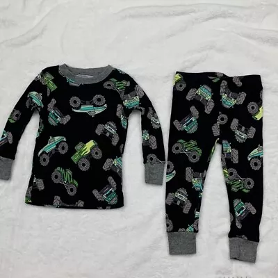 Carter's Boys Monster Truck Allover Pajama Set Size 12M • $19